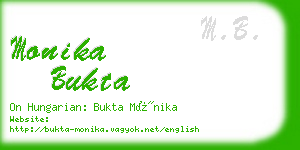 monika bukta business card